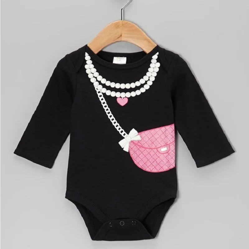 Hooyi Baby Bodysuits Hot Sale Black Boys Bodysuit 100% Cotton Newborn clothes Costumes body bebe ropa Tuxedo |