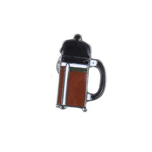 style 7 12 стилей, чашки для чайника, молока, кофе, вина, воды, броши для женщин, кошачьи ювелирные изделия, булавки, металлическая эмаль, значок, куртки, мужские аксессуары - Окраска металла: style 7