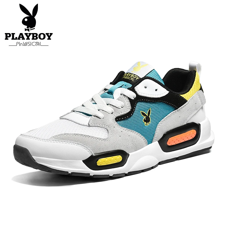 PLAYBOY/Новинка года; Лидер продаж; сезон весна; водонепроницаемые мокасины; мужские кроссовки с дышащей сеткой; мужская повседневная обувь; удобная мягкая мужская обувь; PL611014