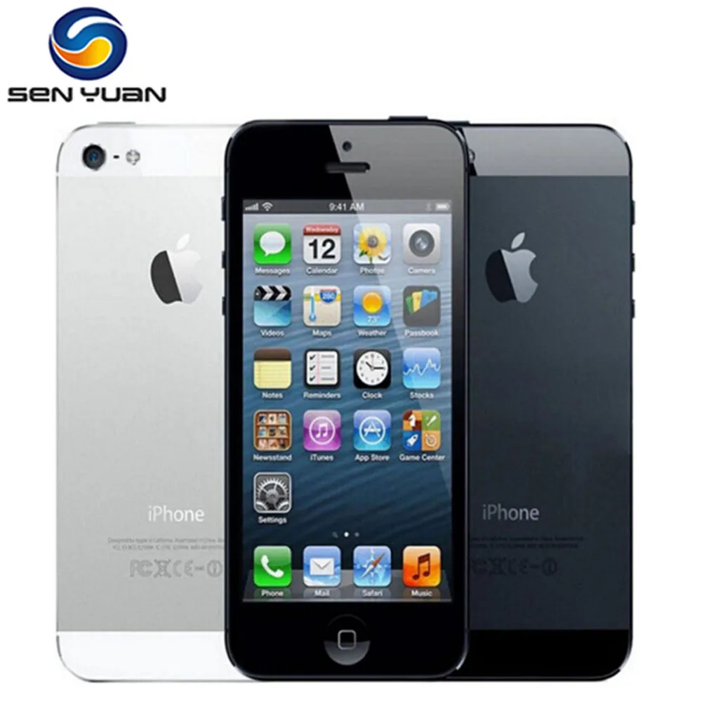 Apple iPhone 5 разблокированный мобильный телефон iOS двухъядерный 4," 8MP камера wifi gps б/у телефон