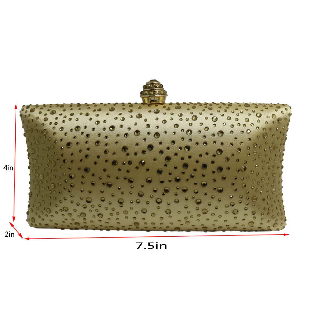 Золотые жесткие клатчи хрустальные вечерние сумки и для вечеринки выпускного