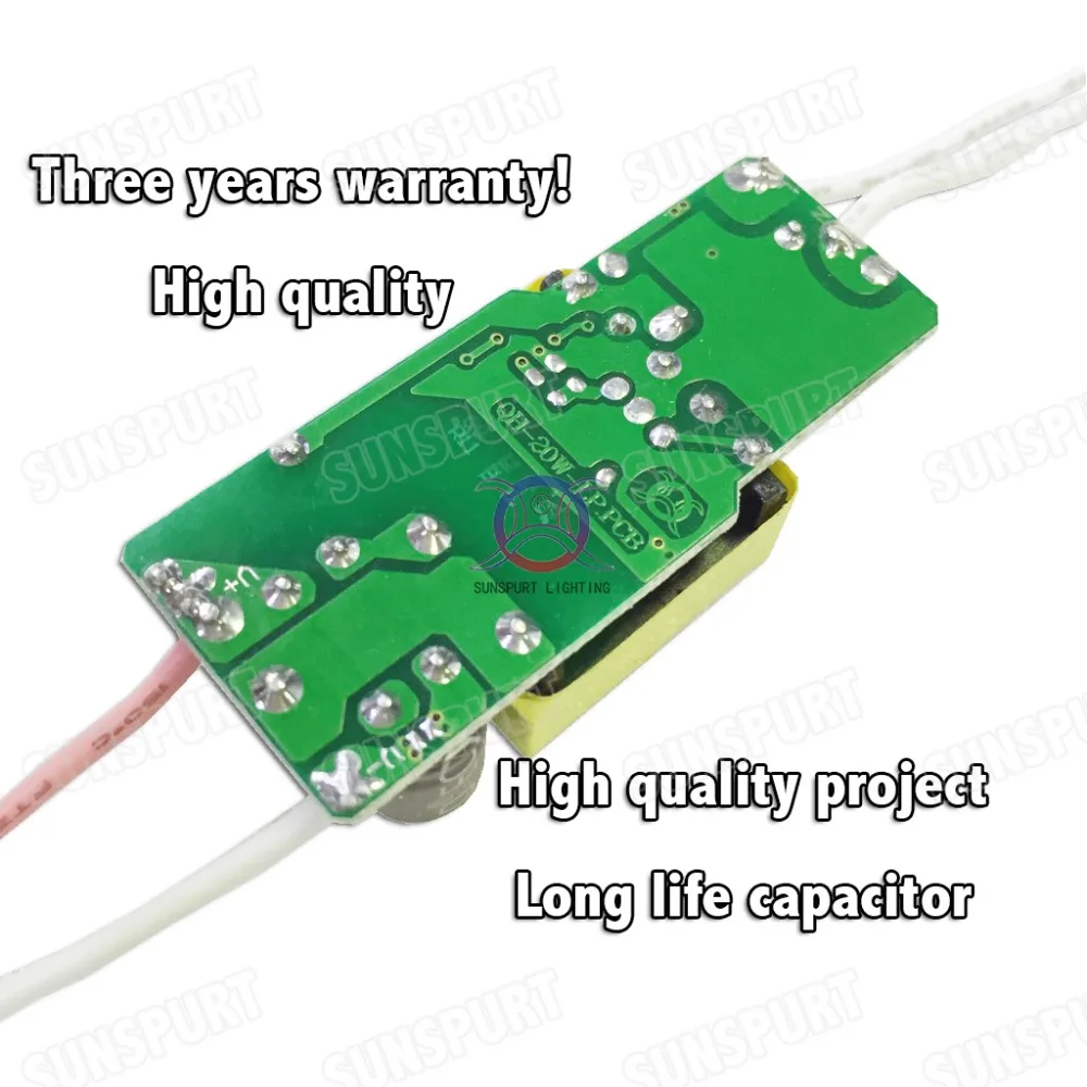 Изолированная светодиодная лампа 5 шт. 20 Вт AC85 277V 7 13x2W 450mA DC20 45V светодиодный блок