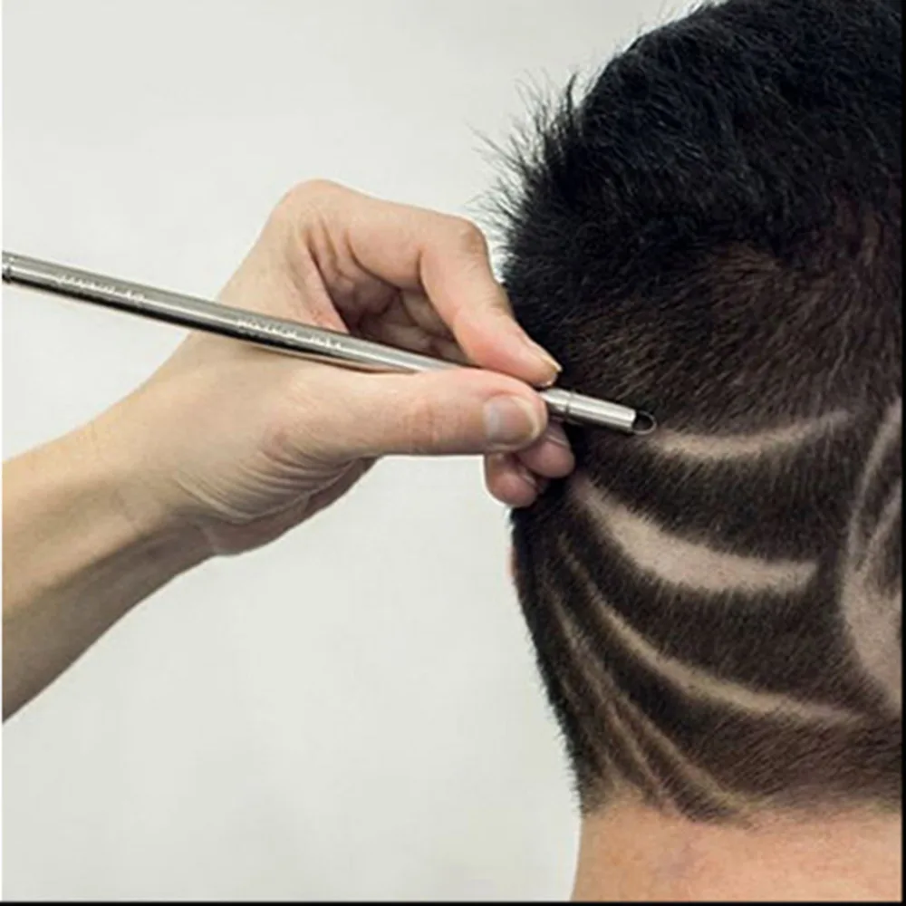 Профессиональная бритва салонная ручка с гравировкой из нержавеющей стали для