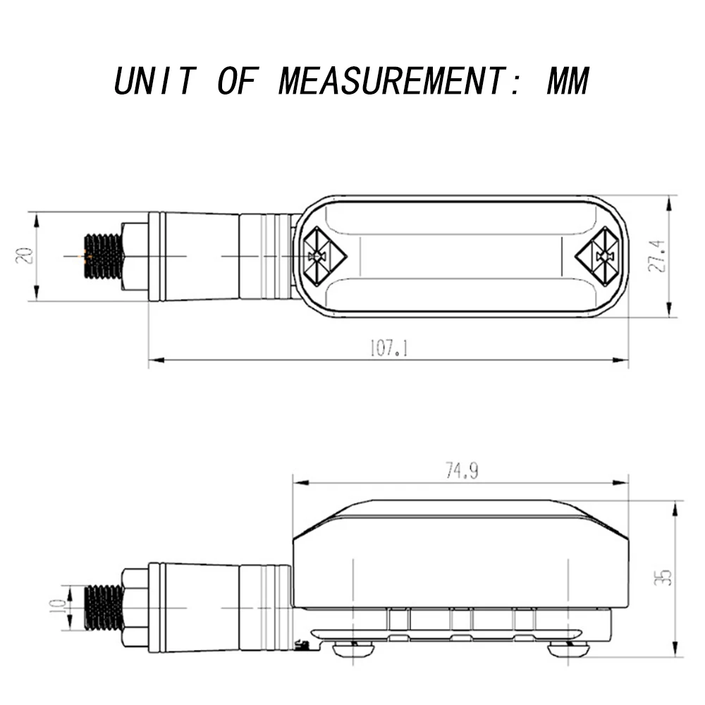 Указатели поворота для мотоцикла Spirit Beast светодиодная лампа дневного света DRL Honda