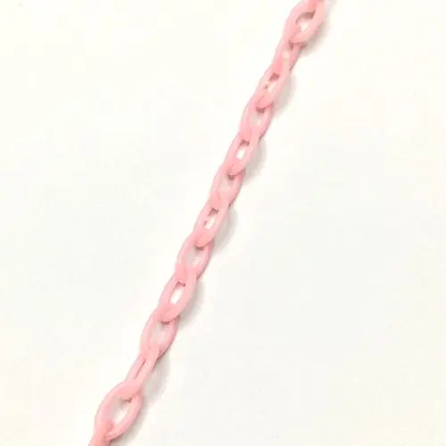 7 10 шт./лот 8*13 DIY ювелирные аксессуары красочные цепи ожерелье браслет пластиковые предупреждающие цепи изолированные цвета - Цвет: 7
