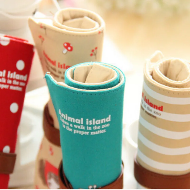 MUGEZI студенческий милый каваи мультфильм Жираф холст пенал прекрасная ткань