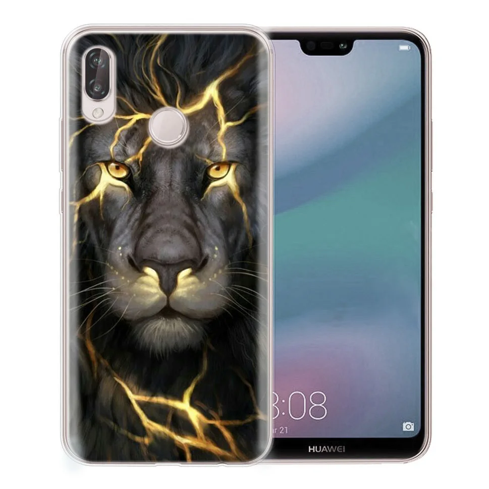 Чехол для Huawei Honor 7A 8A 8X 8C 9 10 Mate 20 P9 P10 lite/P8 Lite Y5 II Nova 3 мягкий чехол из ТПУ с рисунком