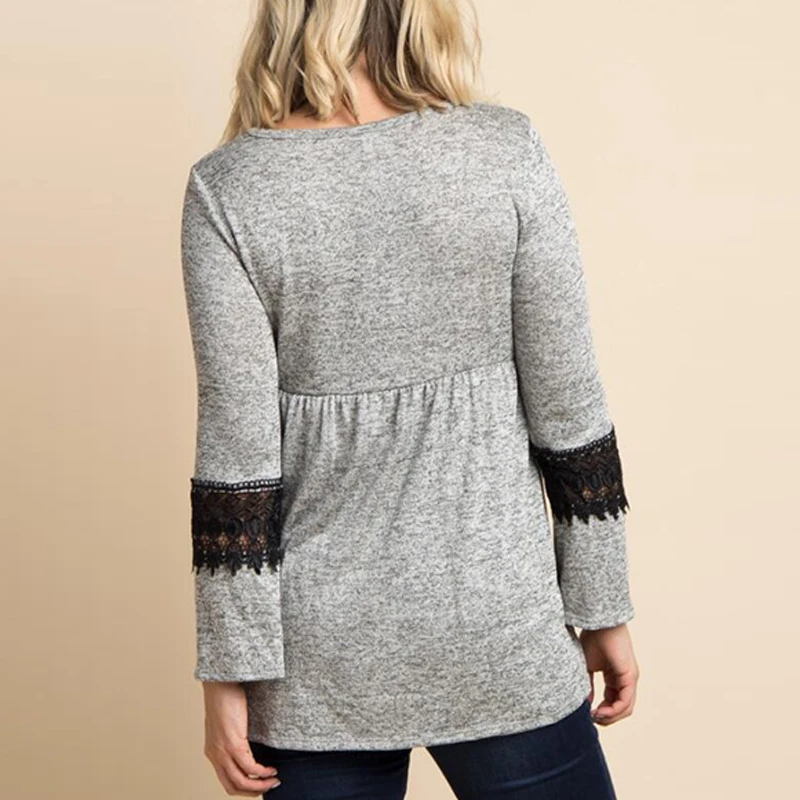 Blusas femininas 2018 Демисезонный Для женщин пикантные Кружево крючком Блузки для