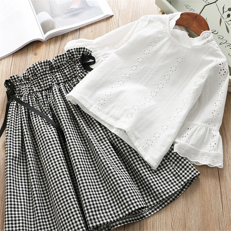 Комплект одежды для девочек 0 6 лет весна 2019 новая модная повседневная однотонная