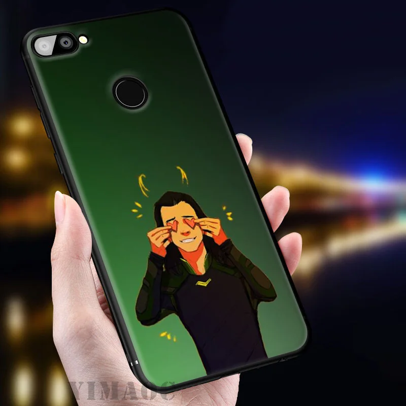 YIMAOC герой Marvel Loki мягкий чехол для huawei mate 20 10 P30 P20 Pro P10 P9 P Smart Z 2019 &amp Nova 3 3i Lite |
