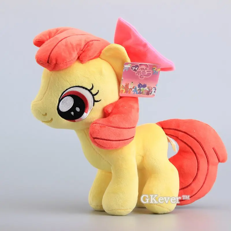 Q версия Luna Horsese Princess Cadance плюшевые игрушки мягкие куклы Детский подарок 25-28 см - Цвет: Apple Bloom 28cm