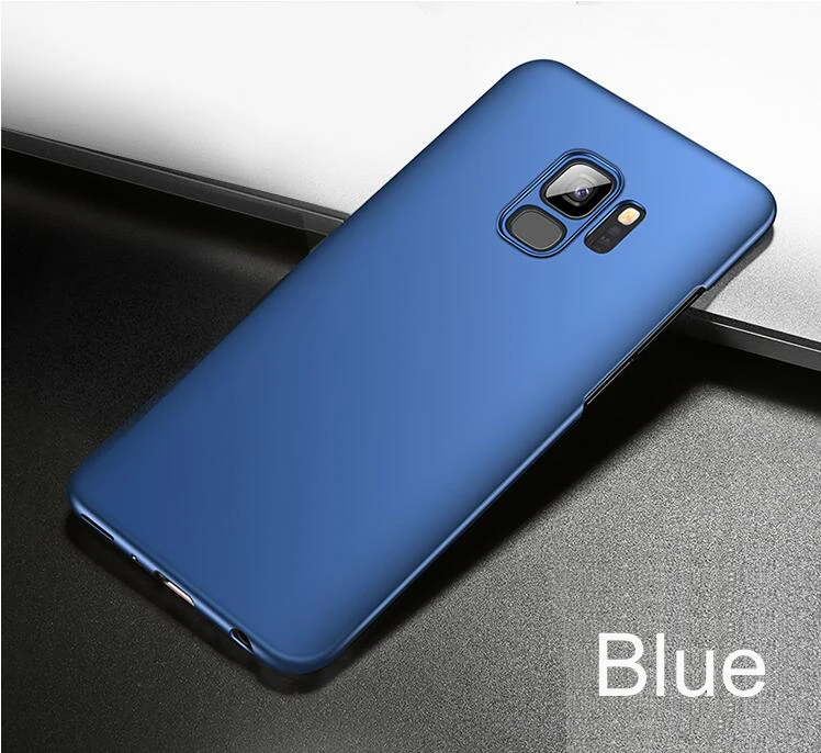 Оригинальный чехол для Samsung Galaxy S9 плюс задняя крышка 360 Жесткий ПК Тонкий Пластик