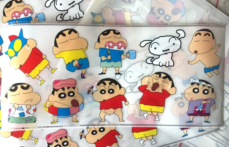 50 листов/лот Kureyon nirvana Shin chan geek серии аниме наклейки бомба pusheen стикер stikers naklejki