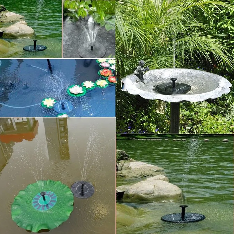 Насос для водяного фонтана на солнечной батарее погружной насос с питанием от