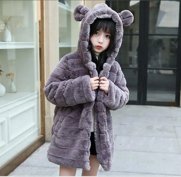 Новинка 2018 года модная зимняя теплая верхняя одежда для девочек Детское пальто
