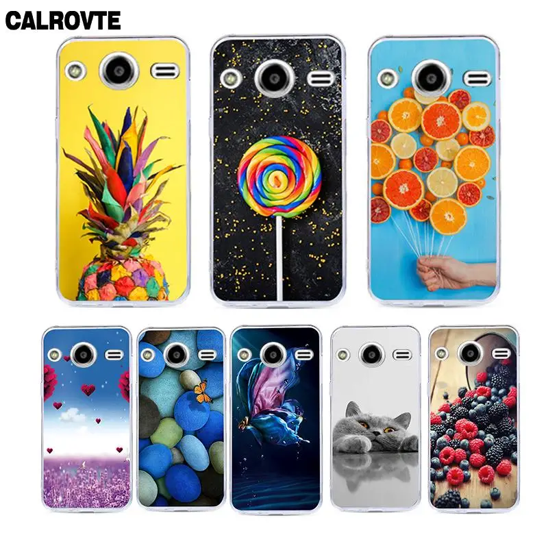 CALROVTE чехол для телефона с рисунком животных Samsung Galaxy Core 2 Duos SM G355H/DS G355H мягкие силиконовые чехлы из