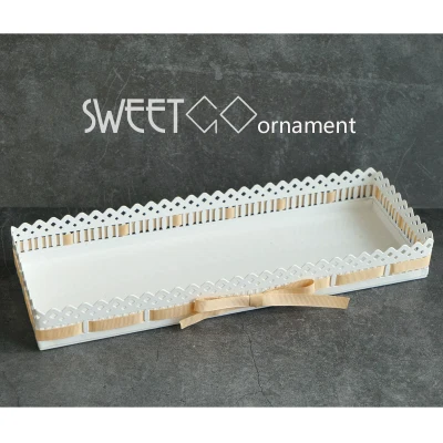 SWEETGO ленты Кекс лоток свадебный торт инструменты декоративная тарелка формы для выпечки Кухонные аксессуары для хранения стола еда фотография - Цвет: Champagne