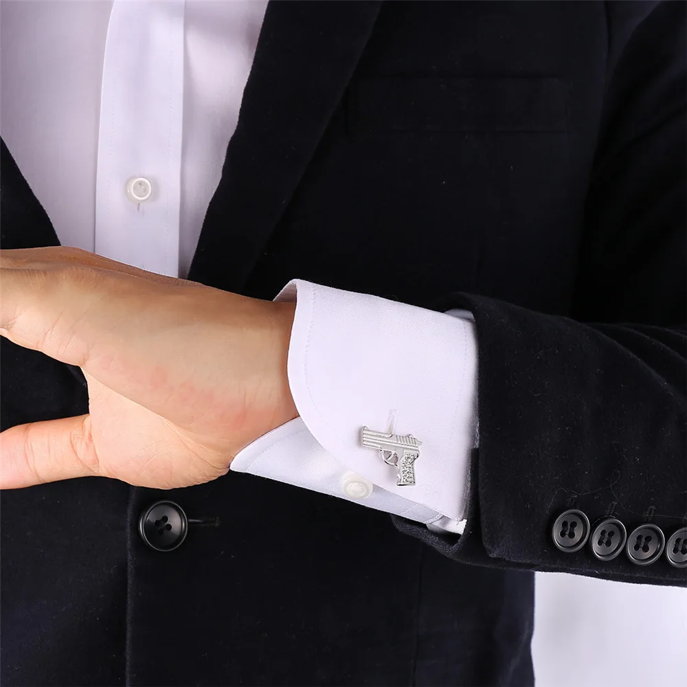 Золотые запонки для мужчин рубашки с шкатулкой ювелирных изделий дизайнерские