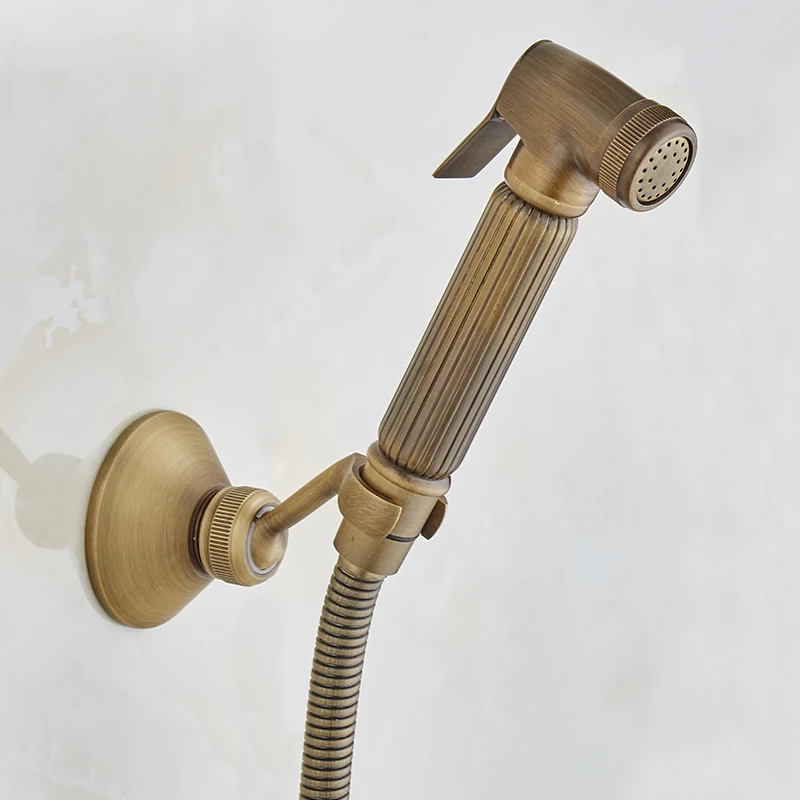 Хром полированный латунный распылитель Биде Душ Туалет кран смеситель ручной