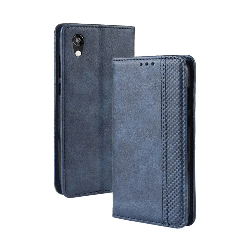 Navy Чехол для huawei Y5, Роскошный кожаный флип-чехол, funda с подставкой, слотом для карт, чехол для телефона s, для huawei Y5, без магнитов, чехол - Цвет: Navy