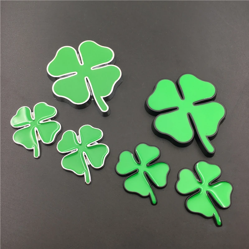 

Car Accessories Four-leaf Clover Sticker Decal Grille Emblem Badge for Alfa Romeo Giulia Mito 159 Giulietta GT 147gt Volkswagen