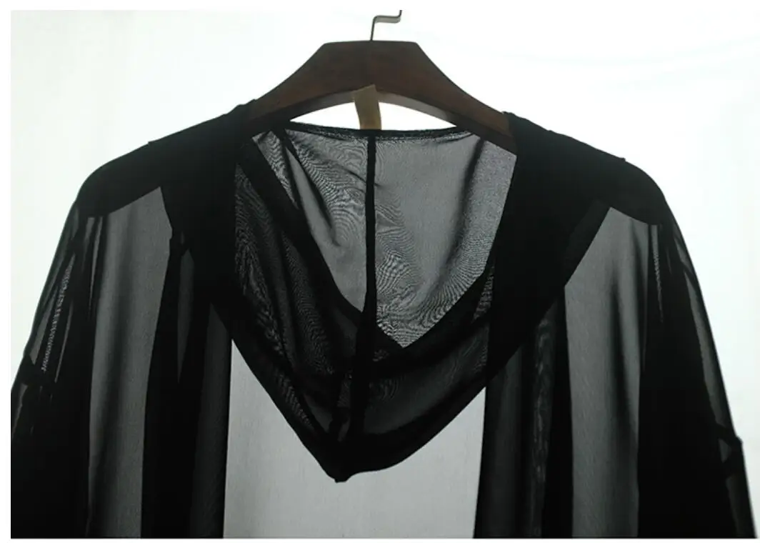

Original Spring And Summer Men Cloak Blouse Sun Protection Clothing Hooded Black Windbreaker Literary Ancient Style Long Coat