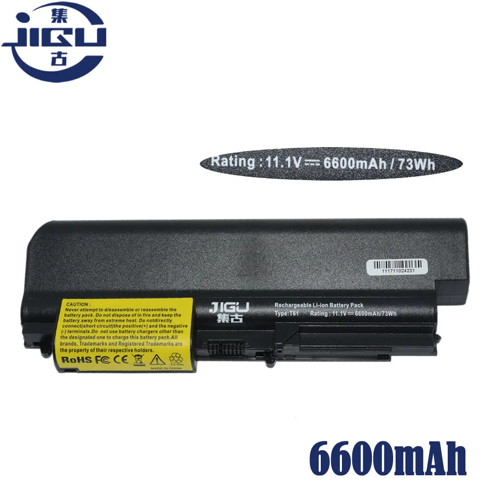 JIGU Аккумулятор для ноутбука IBM ThinkPad R61 R61i T61 T61p T61u серии (14 1 &quotширокоформатный)