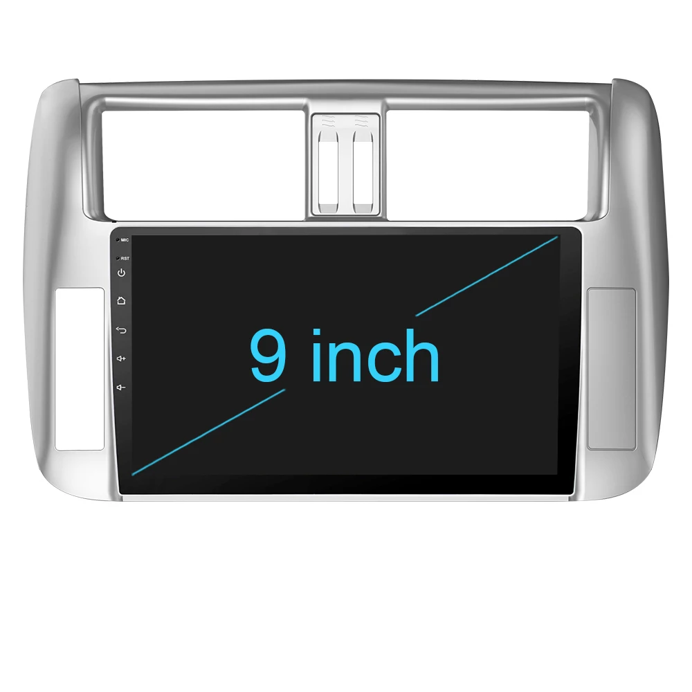 Eunavi 8 ядер 2G + 32G Автомобильный gps dvd плеер для Toyota Prado 150 Land cruiser 2010 2013 с 4G LTE wifi bluetooth 2