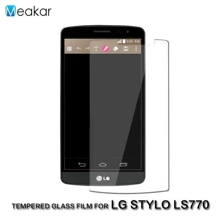 2.5D 9H 5 7 стилус для LG G4 закаленное защитное стеклянная пленка экрана LS770 телефон |
