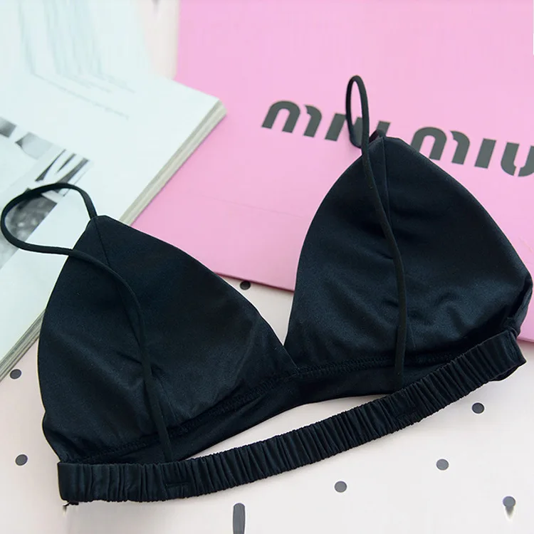 Летнее женское атласное шелковое нижнее белье сексуальные женские топы Трусики