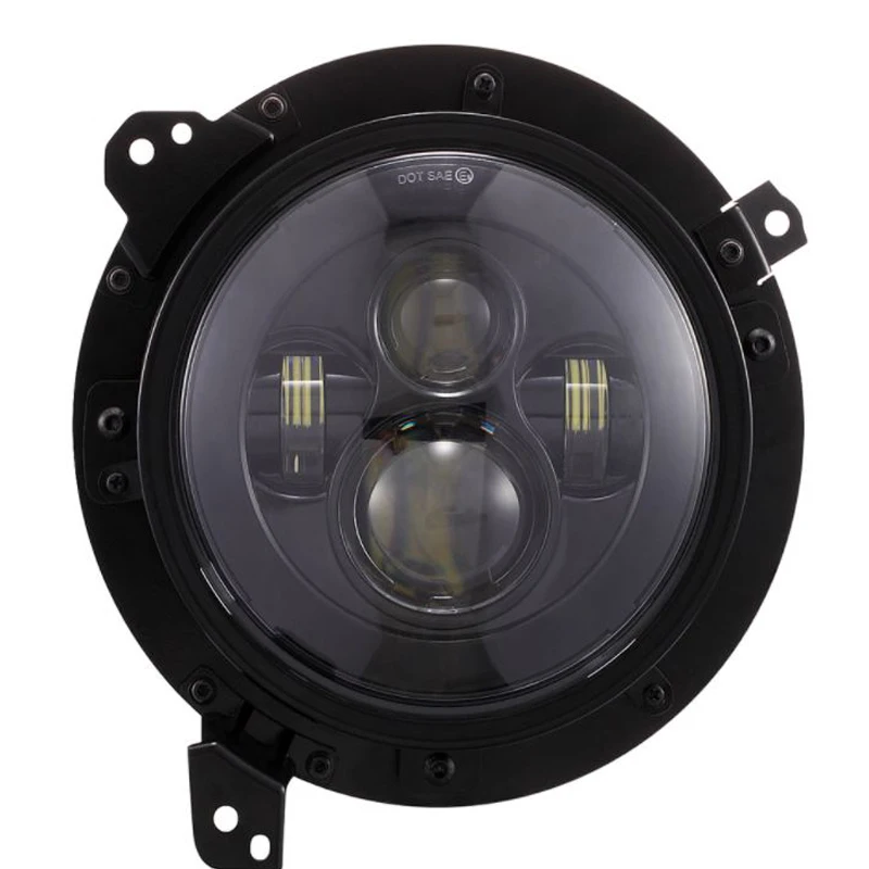 Пара 7 светодиодный светодиодных фар + всенаправленные монтажные кронштейны