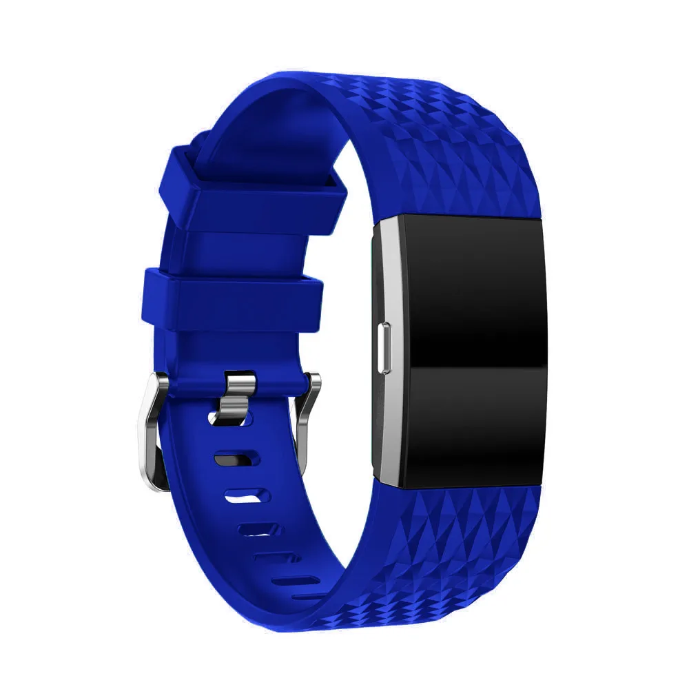 Мягкий Силиконовый Браслет Смарт-часы для браслета FitBit Charge 2 ремешок сменный браслет наручных часов ремешок для умных часов ремешок красочный
