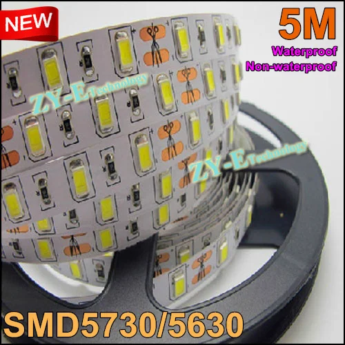Бесплатная доставка новый светодиодный SMD5730/5630 белый/теплый белый 5 м 300 S SMD5630 12 в