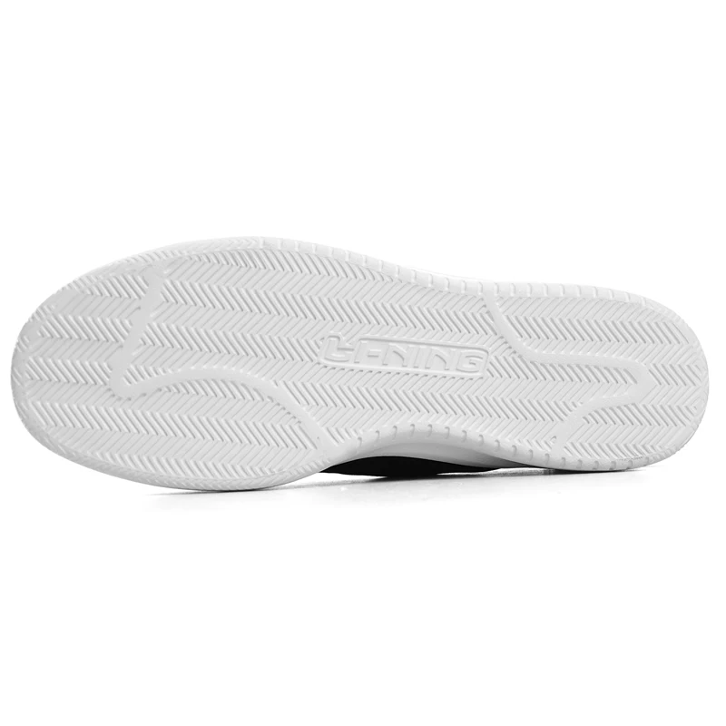 Мужская Спортивная обувь Li Ning белые дышащие кроссовки с подкладкой для фитнеса