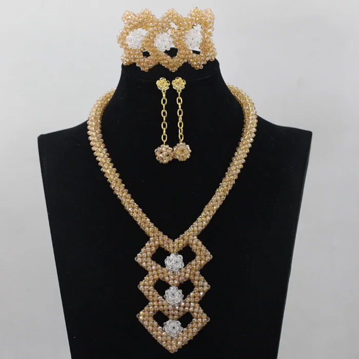 Новинка 2017 милый простой женский золотой кулон ожерелье набор модный индийский