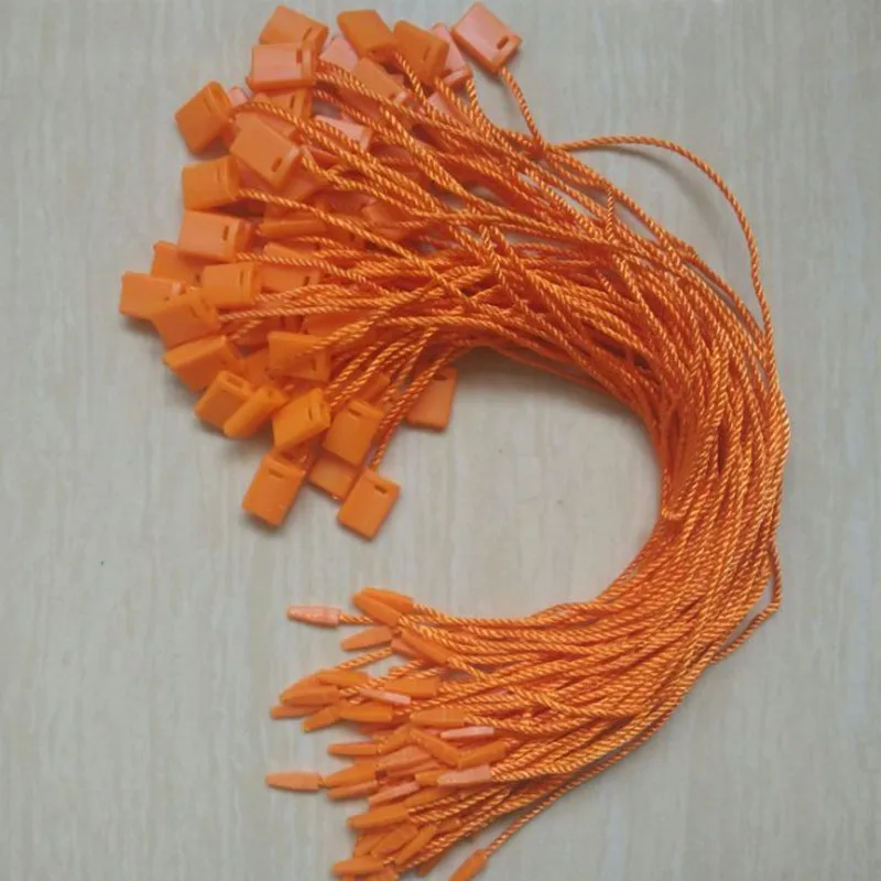 1000 шт./лот 18 см оранжевые бумажные бирки шнуры для одежды подвесные струны куртки