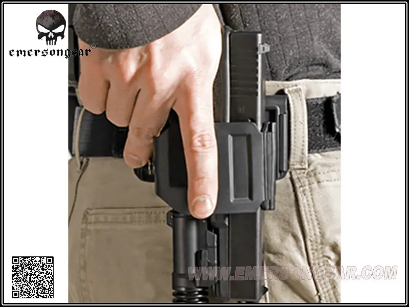 Модели cp кобура для GLOCK 17/22/Гавайская гитара 23 тактический для страйкбола и пейнтбола Охота Стрельба Roto правшей Оружейная кобура BK/светло-коричневый/FG
