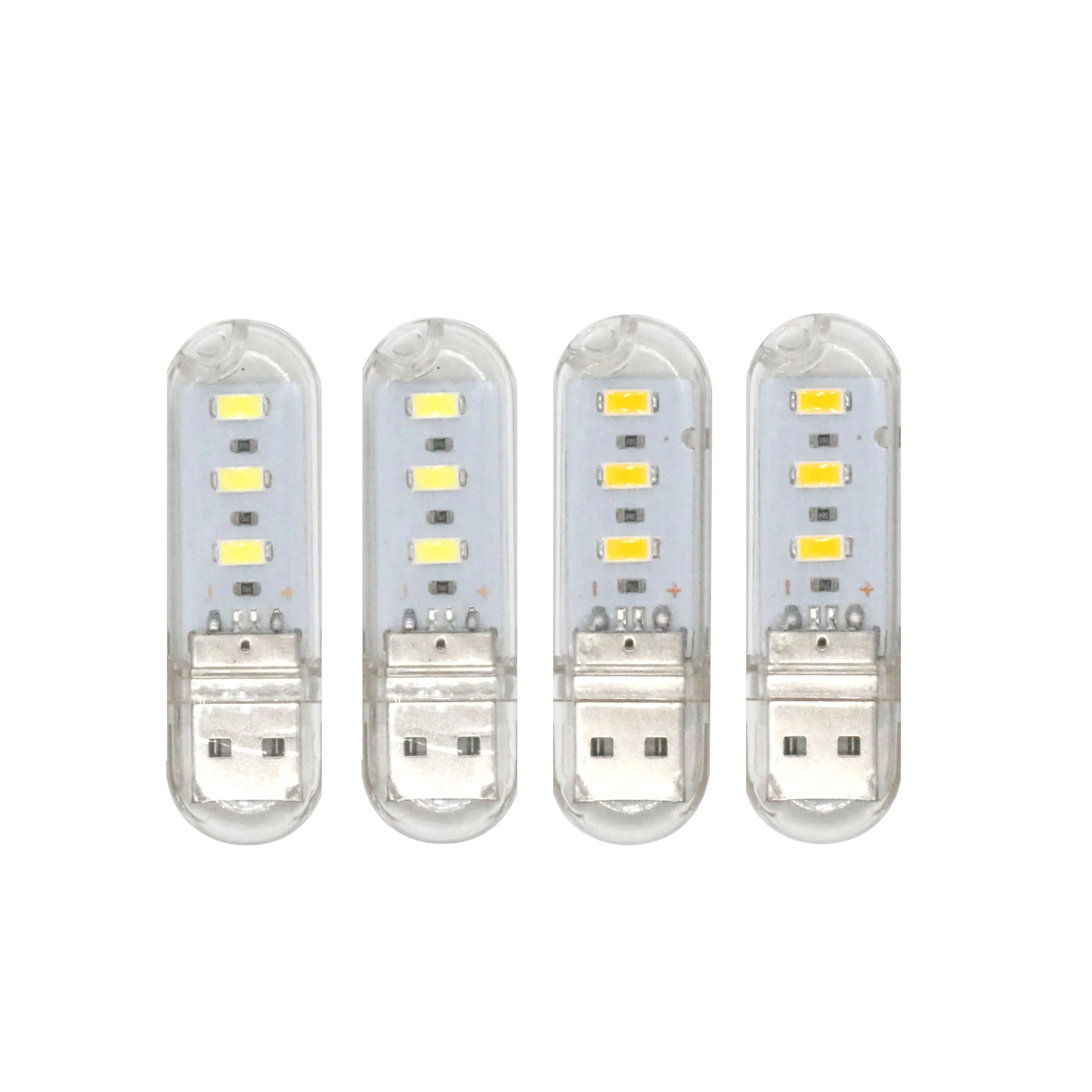 1 шт. мини 3 светодиодный s USB ночник высокой яркости настольная лампа для чтения