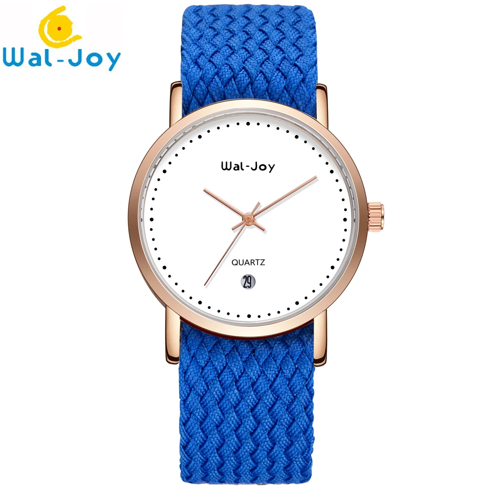 Wal-Joy 2018 новый бренд женские студенческие нейлоновые плетеные ремешки Спортивные