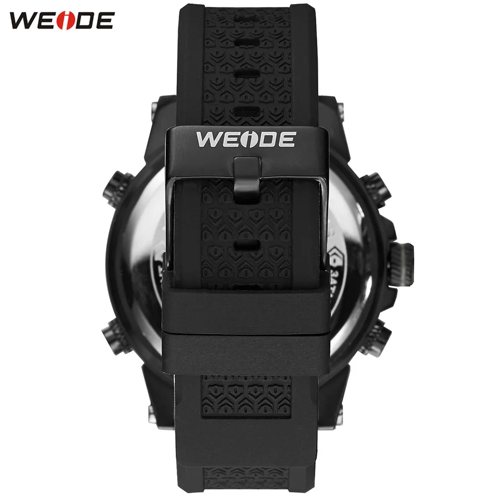 Модные часы WEIDE с секундомером мужские спортивные Мужские Цифровые кварцевые