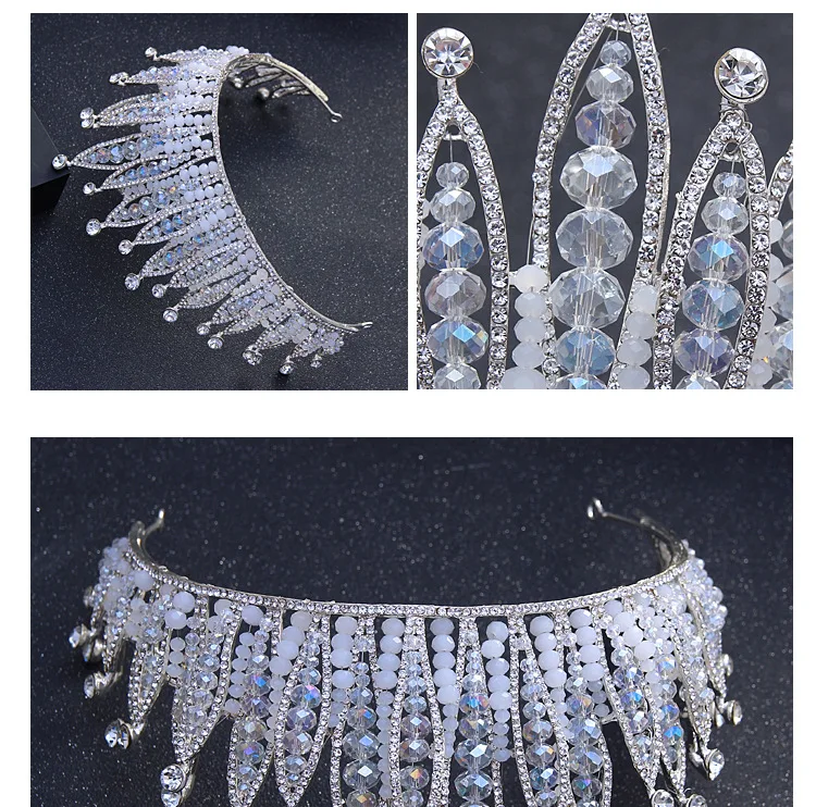 Marca de Alta-grade Grande Tiara Cristal Big Crown Joias Cabelo da Mulher Strass Casamento аксессуары для волос |