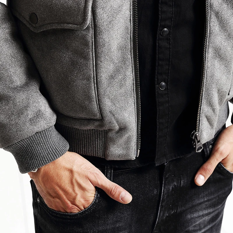 SIMWOOD 2019 новая осенне зимняя куртка бомбер мужская модная повседневная брендовая