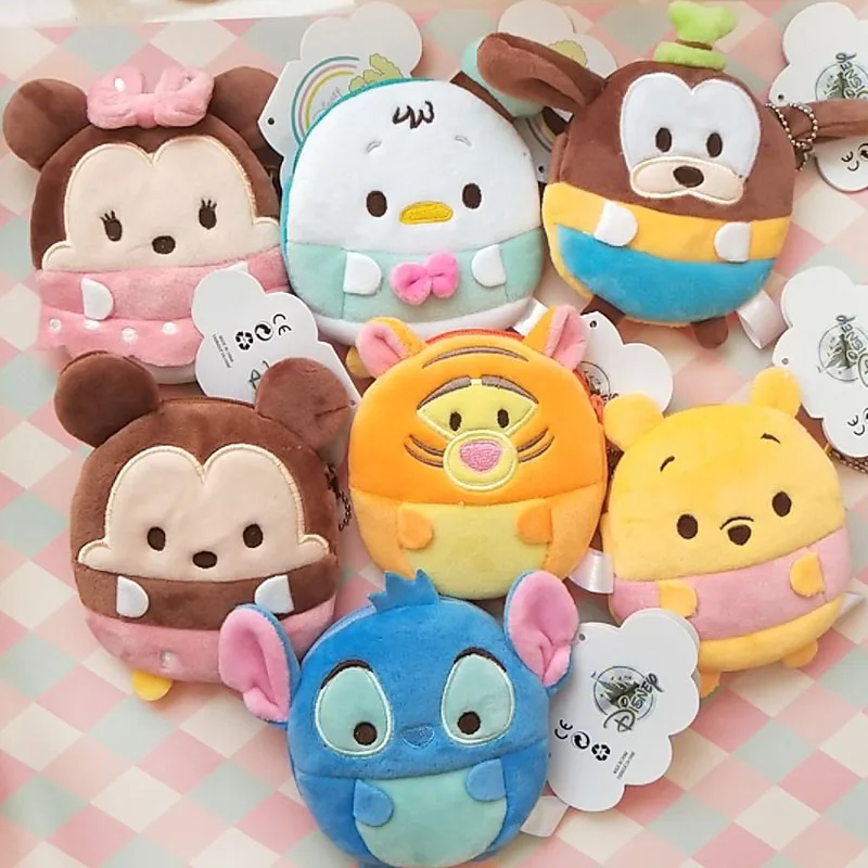 Ufufy мультяшный плюшевый Кошелек с Микки и Минни Гуфи Дональд Дак мини подарок для