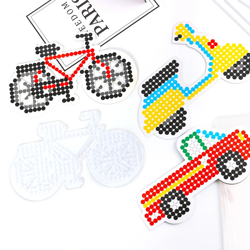 Набор из 5 мм ЭВА бусин набор игрушек сделай сам мини перлер Pegboard Tangram Jigsaw с