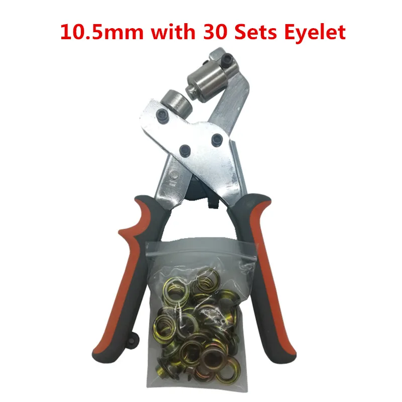 10.5mm pliers Мини-ручной Дырокол для ушко-Дырокол ручной пресс втулка дырокол плоскогубцы Пробивной станок инструмент для ушко 6 мм 10 мм 10,5 мм Размер - Цвет: 10.5mm pliers