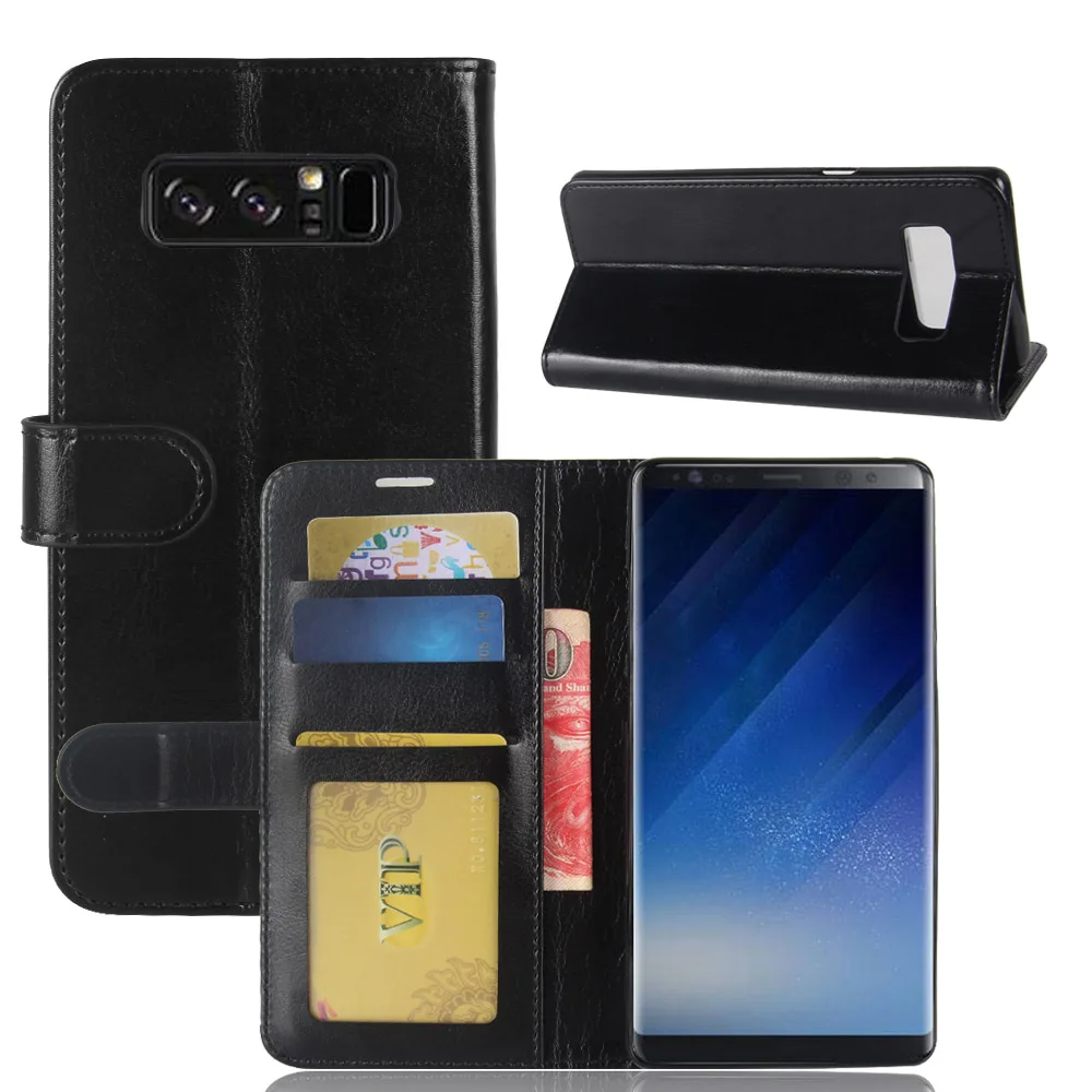 Чехол CYBORIS для Samsung Note8 Dual Sim N950 кожаный чехол телефона Galaxy Note 8|for samsung galaxy|flip coverphone