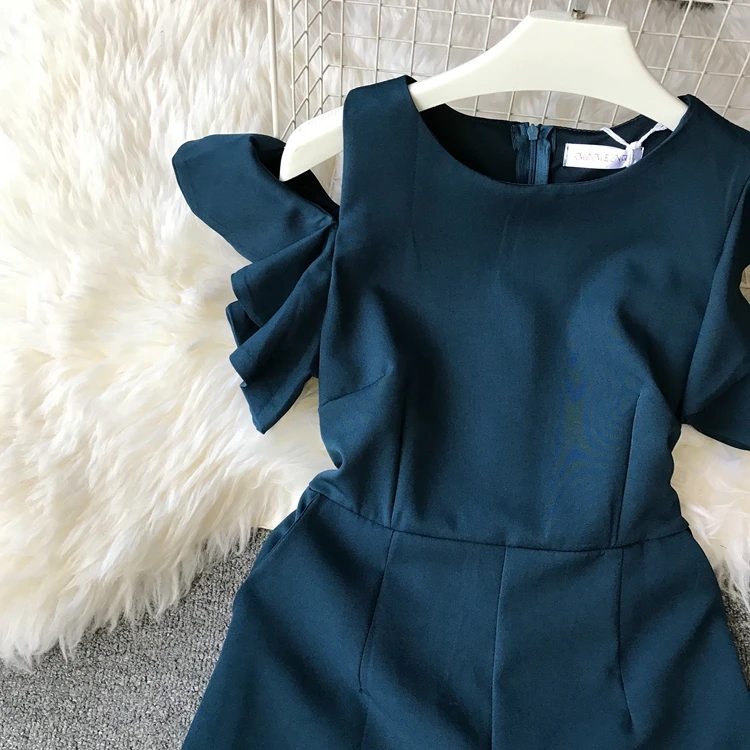 Женский пляжный комбинезон Свободный Длинный с карманами лето 2019 | Женская