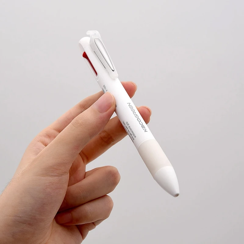 Оригинальные многофункциональные ручки Xiaomi KACO 4 в 1, 0,5 мм, черные, синие, красные, гелевая ручка для заправки, механический карандаш, японские чернила, для офиса, школы