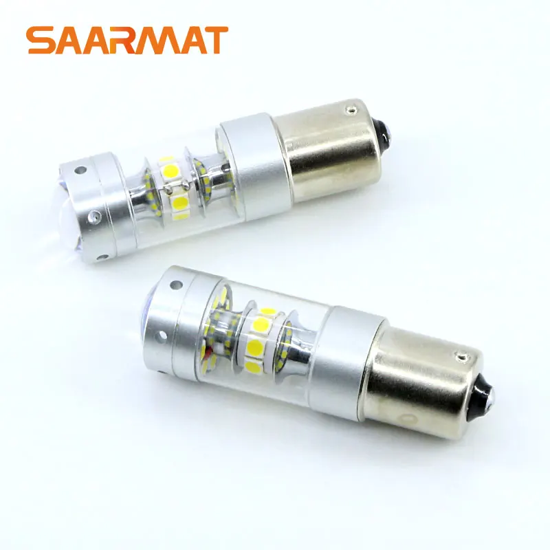 2 шт. супер яркие белые светодиодные лампы 6000K без ошибок для заднего хода 1156 для Volvo xc90 xc60 v70 s80 s40 v60 c30 v50