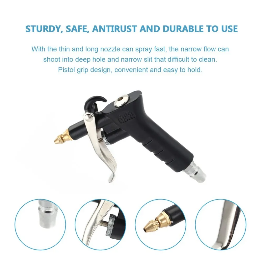 Многоцелевой воздушный компрессор Duster Air Blow Gun медная Насадка распылитель ручка